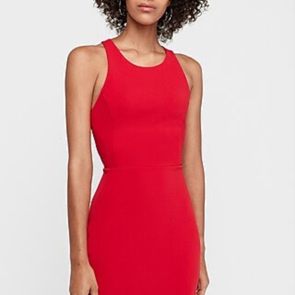 Express Dresses & Skirts - Express XS Open Back High Neck Bodycon Dress